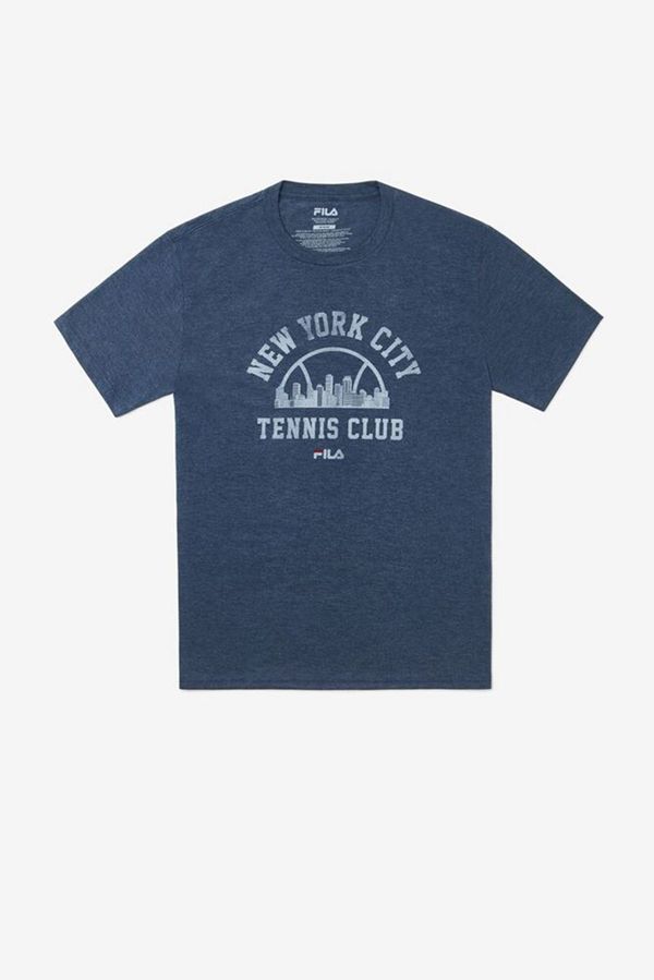 Fila Nyc Vintage Club Men's Tee - Navy,NZ 651-58927